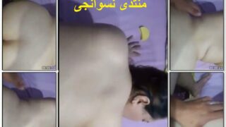 بوه مصرية طرية تتناك من عشيقها خلفى تتوجع و توحوح و تقوله مدخلوش كلو يقولها الراس بس